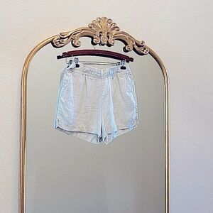 Ellen Tracy 100% Linen Shorts Size M